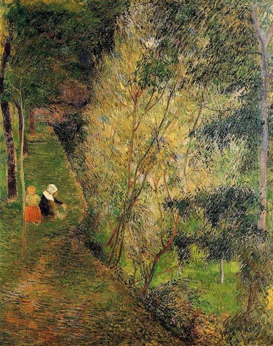 ߸ Gauguin - Pont-Aven Woman And Child