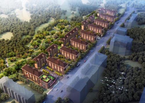 石景山区玉景阳光共有产权房项目鸟瞰图。来源:北京市住建委官网 石景山区玉景阳光共有产权房项目鸟瞰图。来源:北京市住建委官网